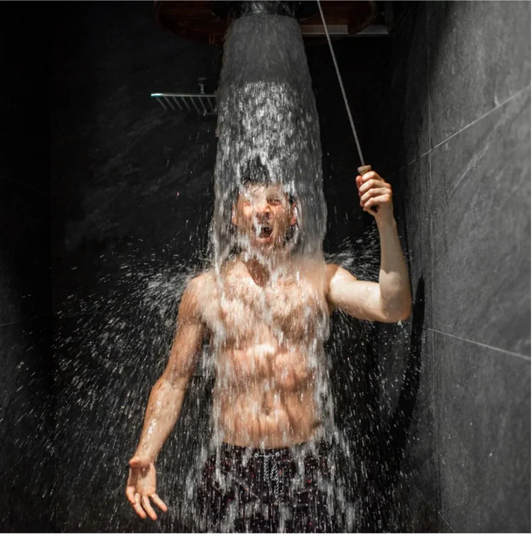 Schwalldusche sauna