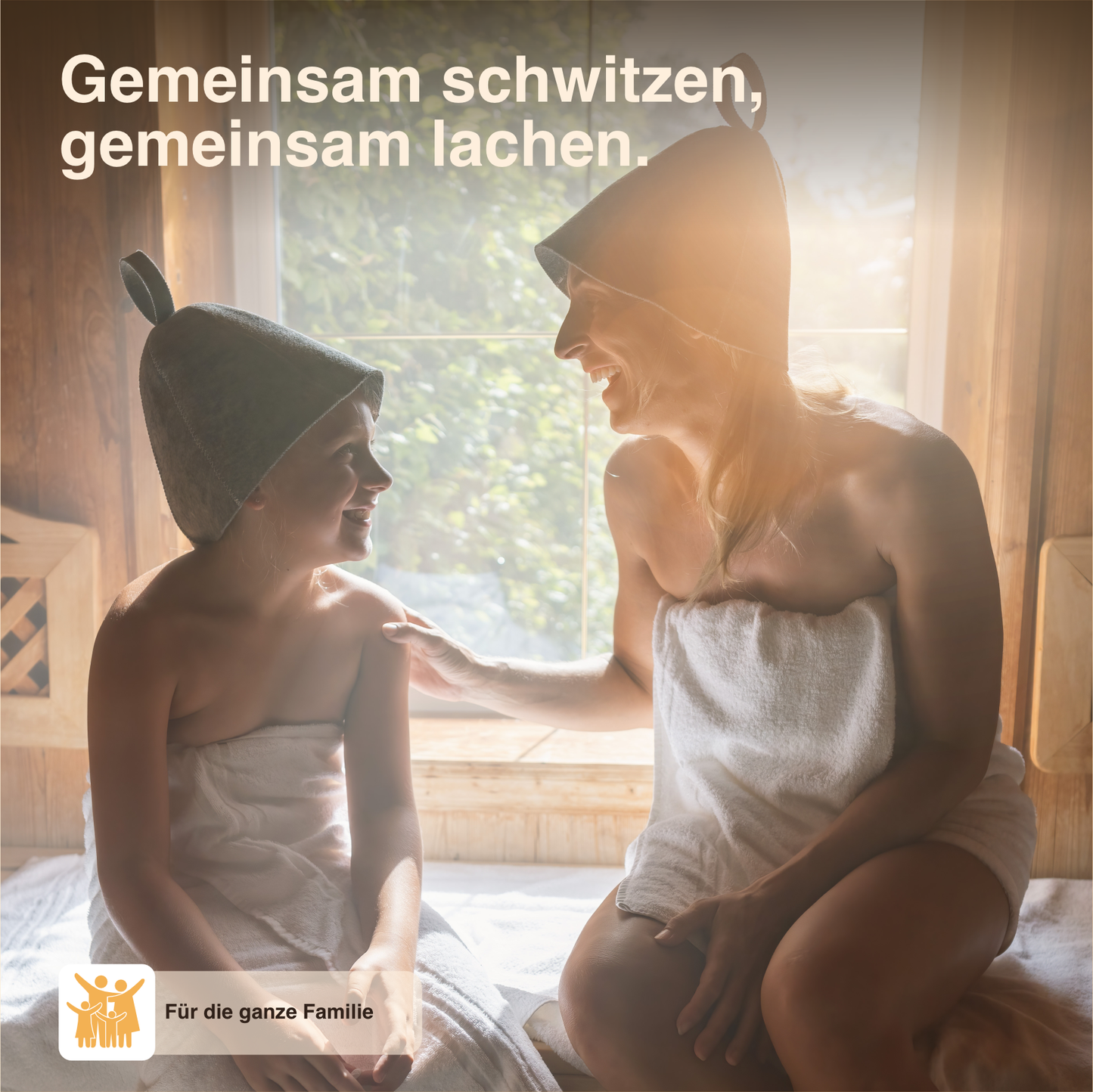 NeSowok® Saunamütze aus 100 % Merinowolle – Nahtlos– 2 Größen – Saunahut für Herren & Damen