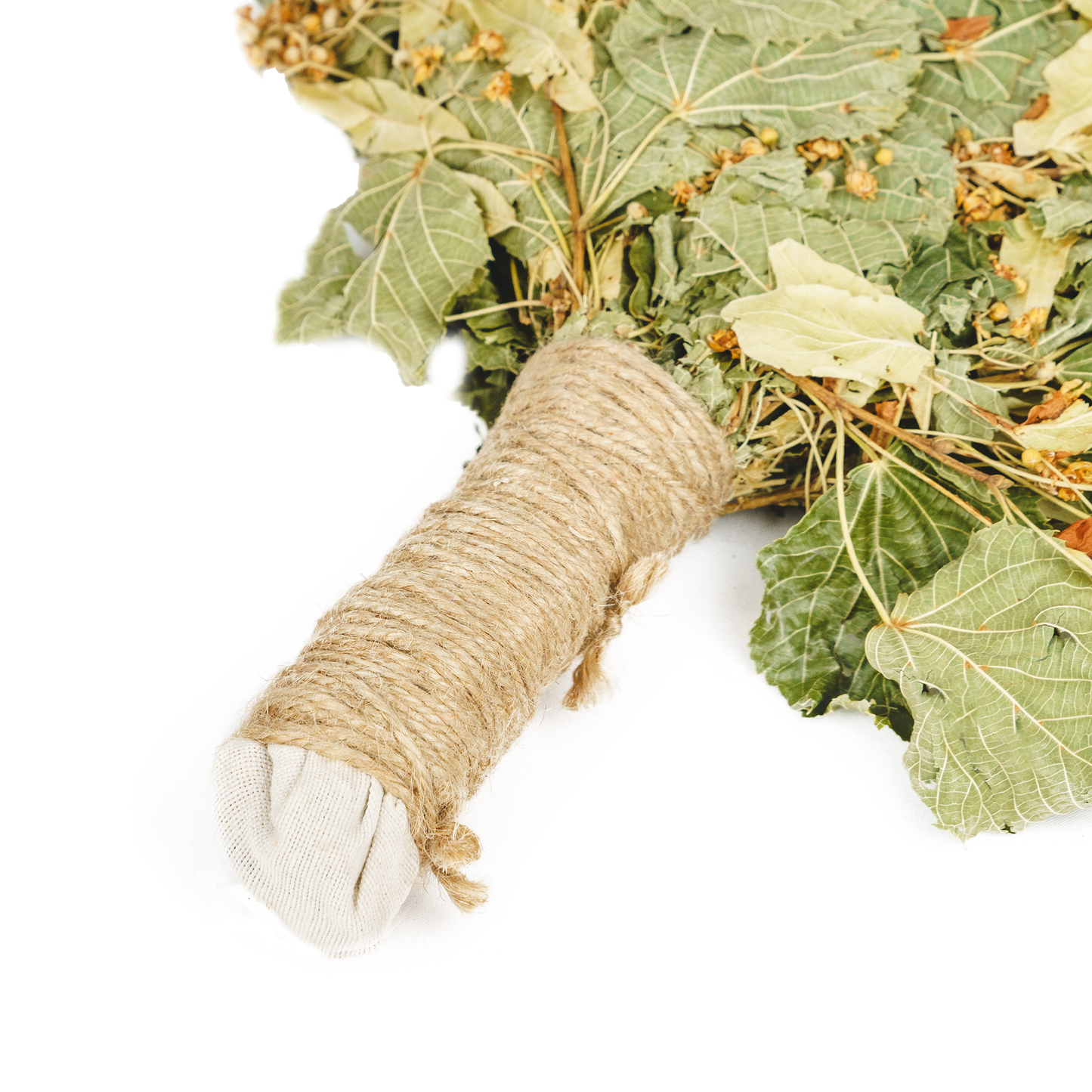 Saunabesen aus blühender Linde – mit Lindenblüten – traditioneller Besen für Sauna & Banja – naturbelassen – aromatisch – Saunazubehör aus Lindenzweigen. Ernte 2025