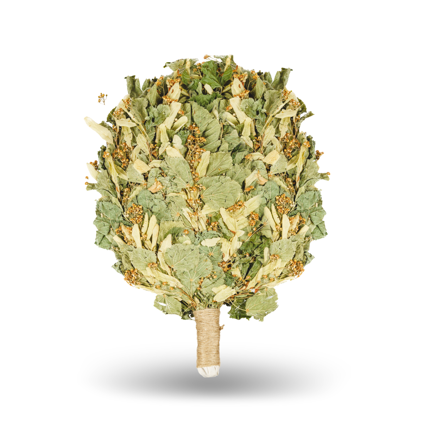 Saunabesen aus blühender Linde – mit Lindenblüten – traditioneller Besen für Sauna & Banja – naturbelassen – aromatisch – Saunazubehör aus Lindenzweigen. Ernte 2025